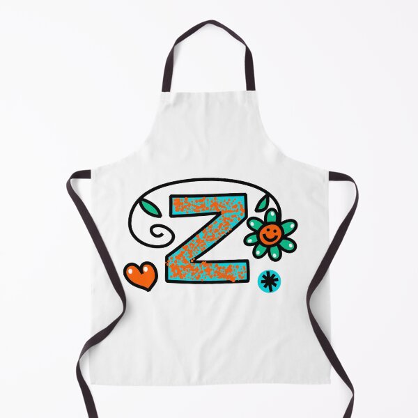 Item preview, Letter Z abc monogram hand drawn colorful alphabet designed and sold by funwithletters.