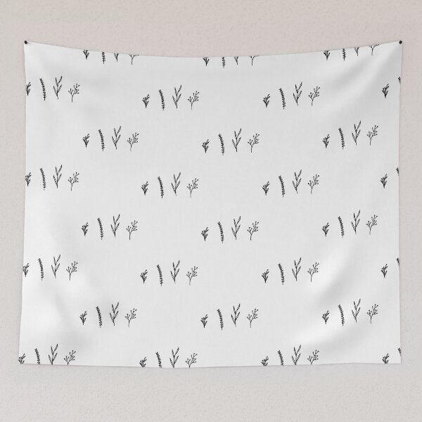 Item preview, Simple black and white flowers designed and sold by rbellefuil26.