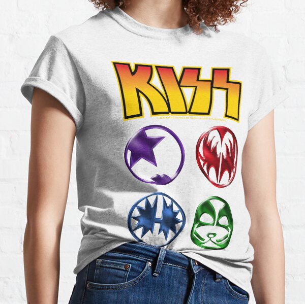 KISS Logo Starman Spaceman Demon Catman V3 Classic T-Shirt