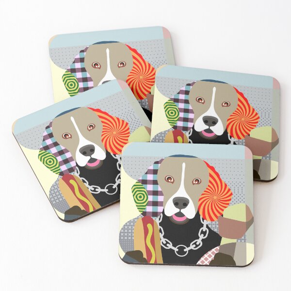 Item preview, Hipster Beagle designed and sold by lanrestudio.