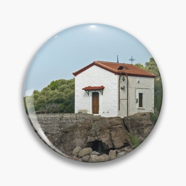 Artikelvorschau, Kirche von Panagia Gorgona auf Lesbos entworfen und verkauft von Sue Robinson.
