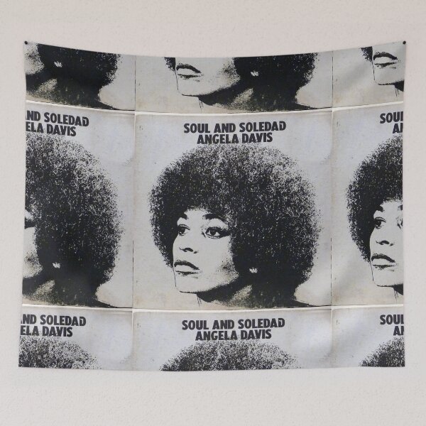 Item preview, Angela Davis, Soul And Soledad, Black Power, Afro, Funk, Jazz, Black Panthers, Angela, Right ON, Radical, Revolution, Power to the People designed and sold by Vintaged.