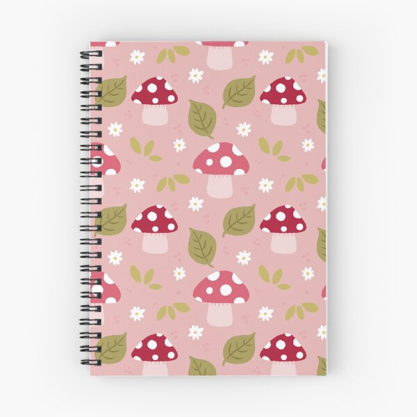 Item preview, Pink Mushroom Flower Pattern designed and sold by DustandMarbles.