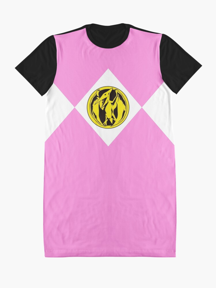 Mighty Morphin Power Rangers Yellow Ranger Design Graphic T-Shirt Dress  for Sale by Estela Costa