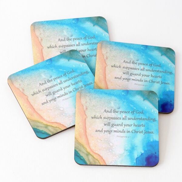 Item preview, Peace - Comforting Bible Verse Art - Sharon Cummings designed and sold by Sharon Cummings Art.