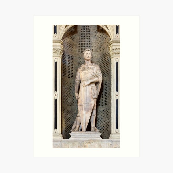 Saint George Donatello Art Print