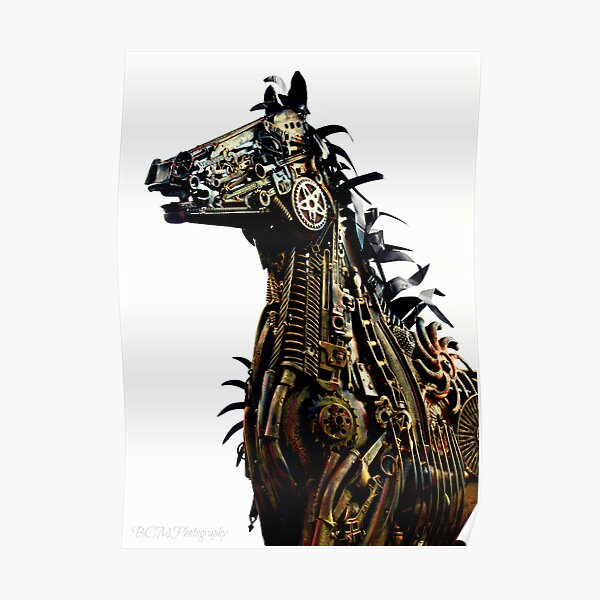 Steampunk Horse of the Apocalypse Poster