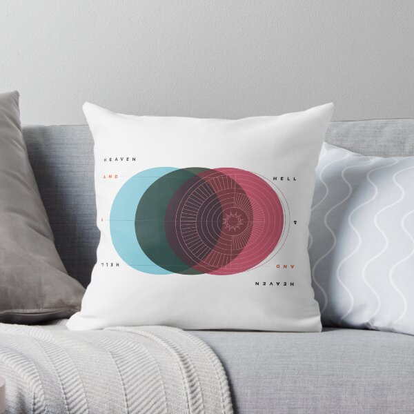 Emanuel Swedenborg's Heaven and Hell Throw Pillow