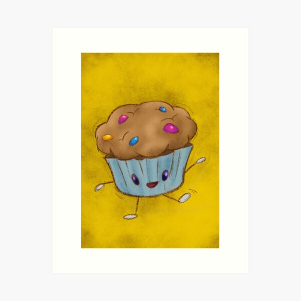 Happy Muffin Art Print