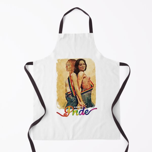 Item preview, holding hands and wearing gay pride sashes :) designed and sold by Aemeth.