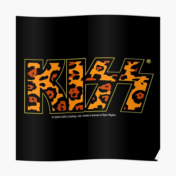 KISS (Cheetah Logo) Poster