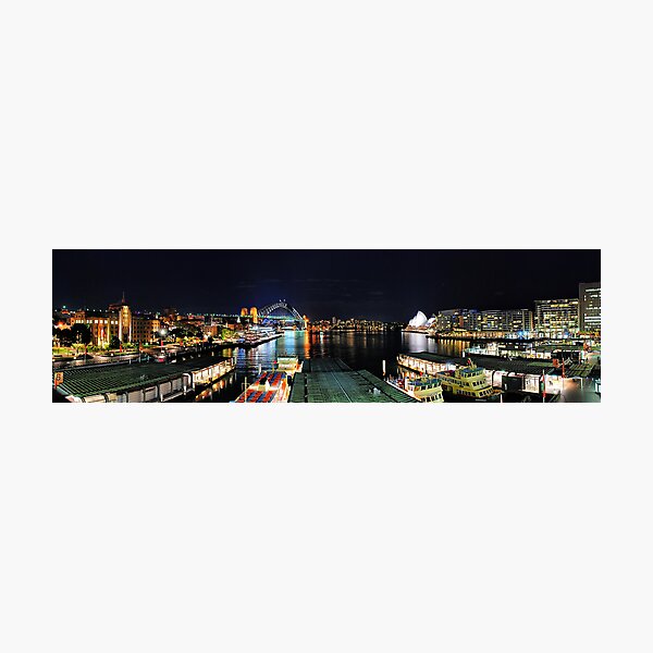 Circular Quay ferry wharf Photographic Print