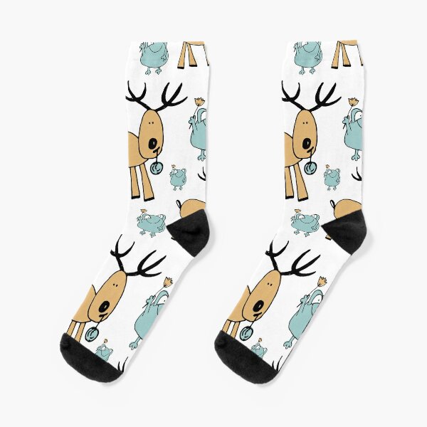 Adopt Me Characters Socks Redbubble - reindeer roblox adopt me pets