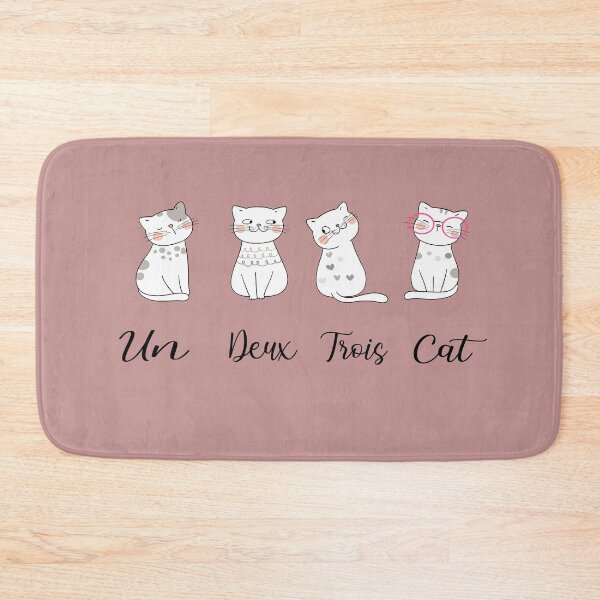 Item preview, Un deux trois cat, funny, gift of birthday  designed and sold by truewear1.
