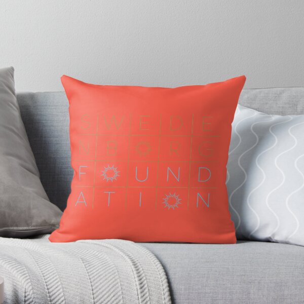 Swedenborg Foundation "Grid Design" 2 Throw Pillow