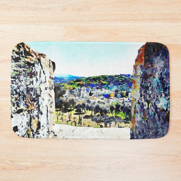 Item preview, Llandscape with cityscape Agropoli:and countryside from walls castle designed and sold by Giuseppe Cocco.