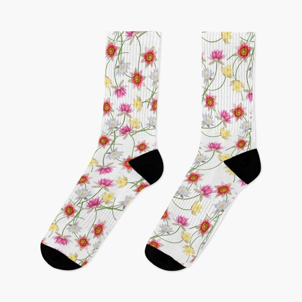 Item preview, Seamless floral design with waterlily flowers for background, Endless pattern. designed and sold by svetlanna.