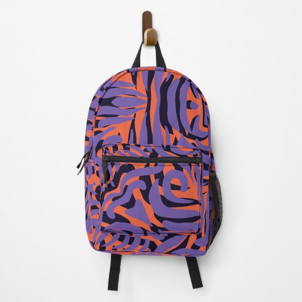 Item preview, Lilac, Orange & Black Swirly Mandala designed and sold by Mia Harper Design.