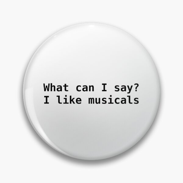 Item preview, I like musicals designed and sold by Theatric Prints.