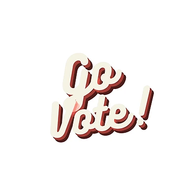 Artwork thumbnail, Go Vote! by CreativeText