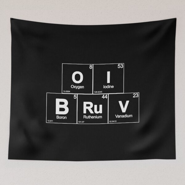 Item preview, Oi Bruv / Chemistry - Multi Product - Slang / Periodic Table / British / Funny designed and sold by EasyGlovers.
