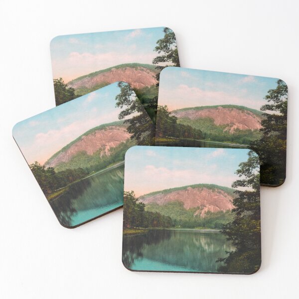 Item preview, BaldFace Mountain from Lake Fairfield - Sapphire NC - Circa 1902 Photochrom designed and sold by warishellstore.