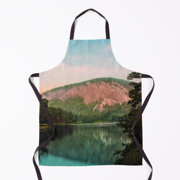 Item preview, BaldFace Mountain from Lake Fairfield - Sapphire NC - Circa 1902 Photochrom designed and sold by warishellstore.