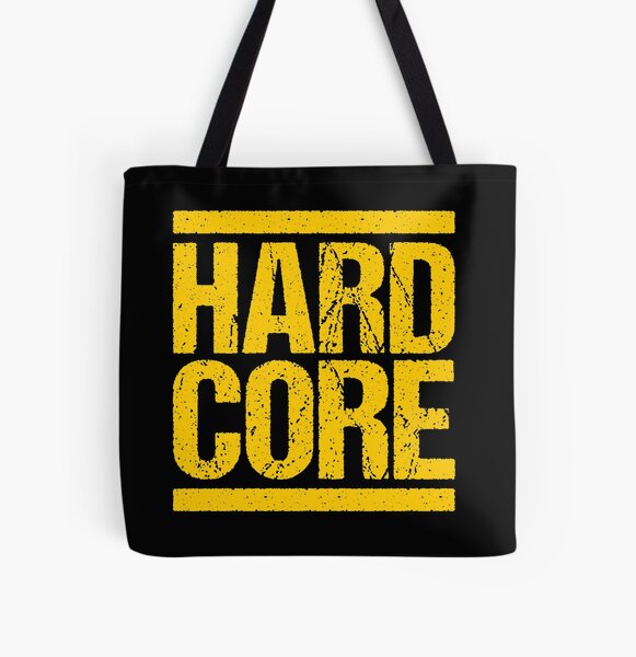 HARD CORE TOTE BAG in black