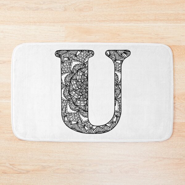 Item preview, Mandala Letter U designed and sold by lizashev.