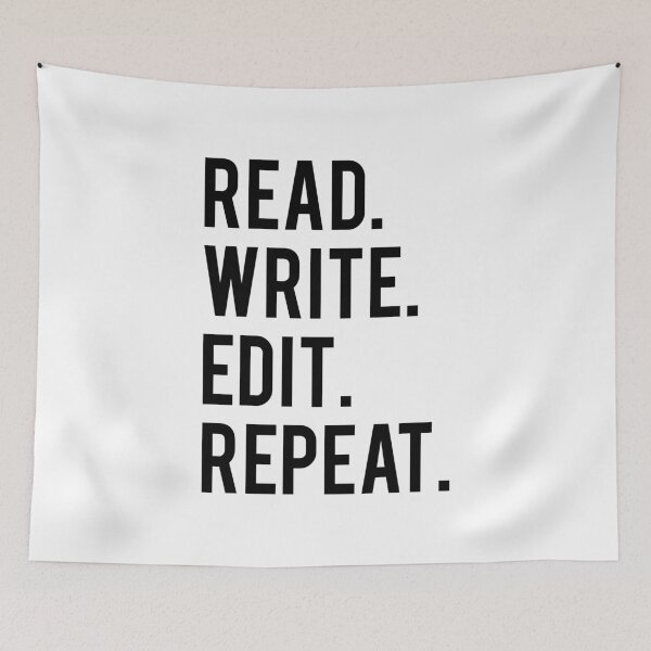 Item preview, Read Write Edit Repeat designed and sold by T-shirt For You.