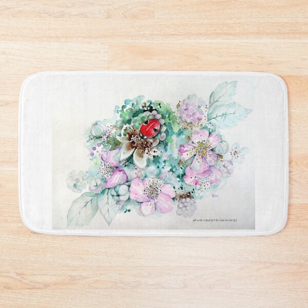 Item preview, Ladybird in Blackcurrant blossom designed and sold by Gea Austen.