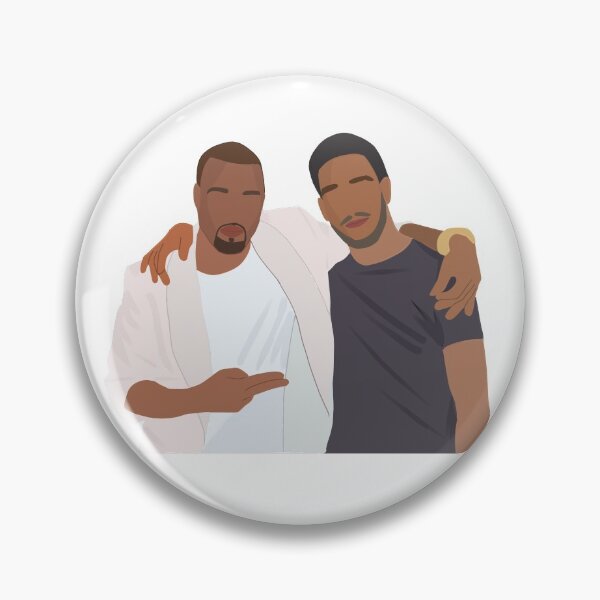 Item preview, Kanye West and Kid Cudi Pose Drawing  designed and sold by 420igor.