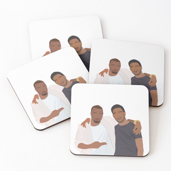 Item preview, Kanye West and Kid Cudi Pose Drawing  designed and sold by 420igor.
