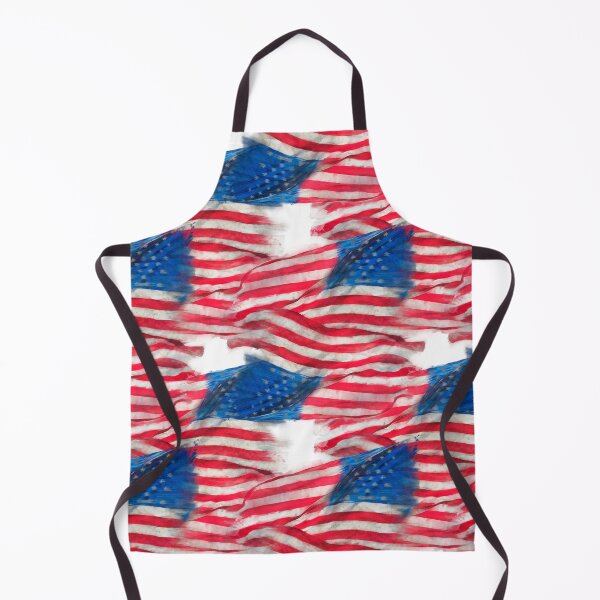 Item preview, seamless watercolor pattern of American flag for background. Endless texture. designed and sold by svetlanna.