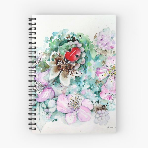 Item preview, Ladybird in Blackcurrant blossom designed and sold by Gea Austen.