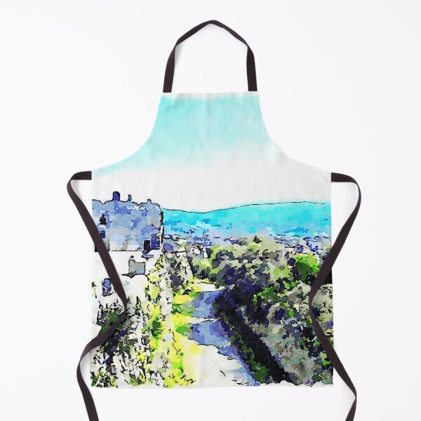 Item preview, Landscape with country road and countryside from walls of the castle designed and sold by Giuseppe Cocco.