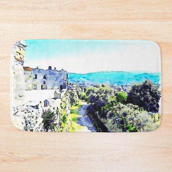 Item preview, Landscape with country road and countryside from walls of the castle designed and sold by Giuseppe Cocco.