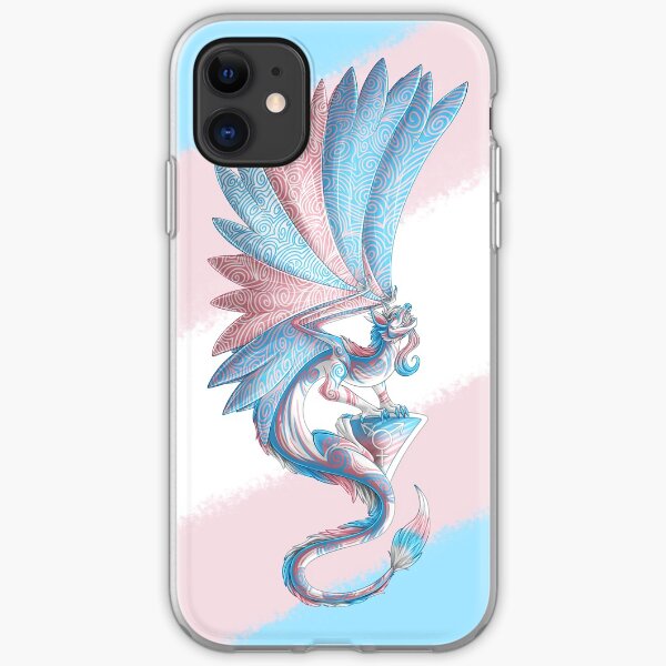 Transgender Pride Dragon iPhone Soft Case