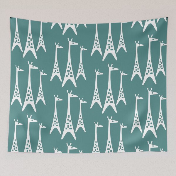 Aperçu de l'œuvre Mid Century Modern Giraffe Pattern 255 créée et vendue par tonymagnerart.