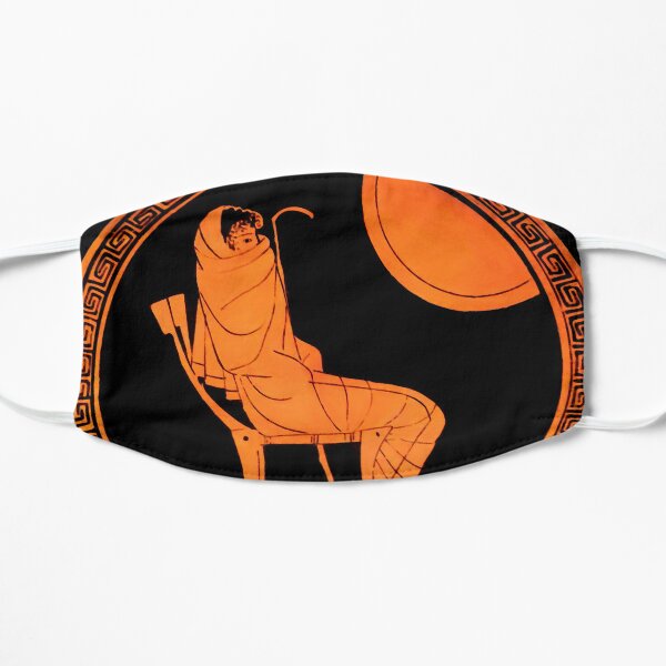 Achilles Mourning Attic kylix Flat Mask