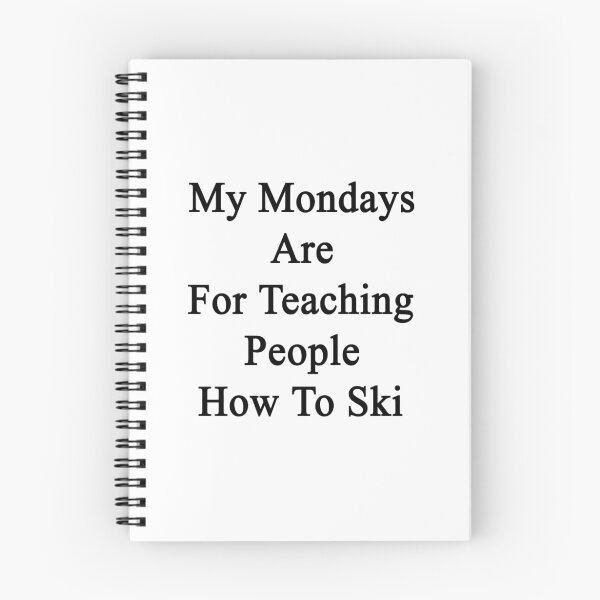 Artikelvorschau, Meine montags sind für unterrichtende Leute, wie man Ski fährt entworfen und verkauft von supernova23.