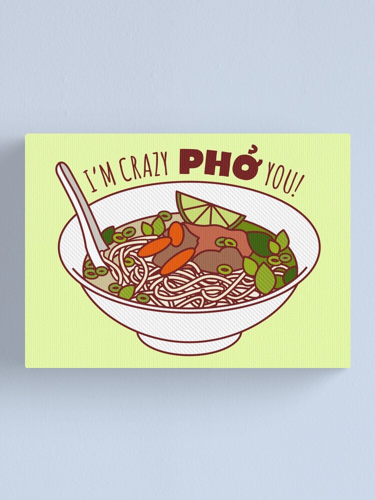 Thumbnail 1 of 3, Canvas Print, I'm Crazy Pho You! designed and sold by TinyBee.