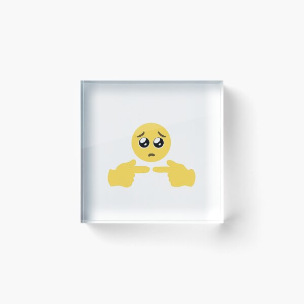 Item preview, Two Fingers Touching Emoji designed and sold by smcsherry.