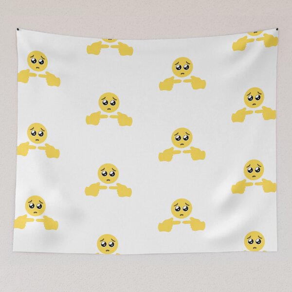 Item preview, Two Fingers Touching Emoji designed and sold by smcsherry.
