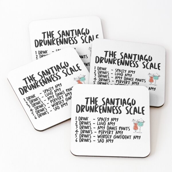 Item preview, Amy Santiago Drunkenness Scale designed and sold by dom e..