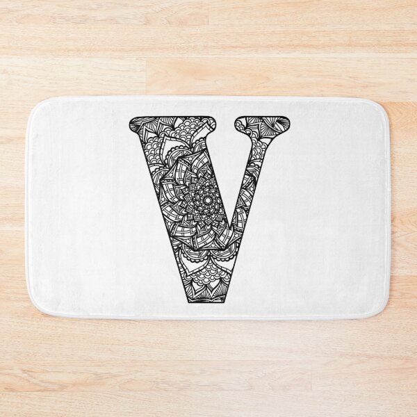 Item preview, Mandala Letter V designed and sold by lizashev.