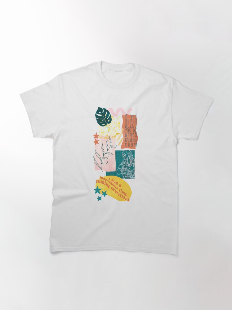Thumbnail 3 of 7, Classic T-Shirt, Taylor album collage designed and sold by uptotherainbow.
