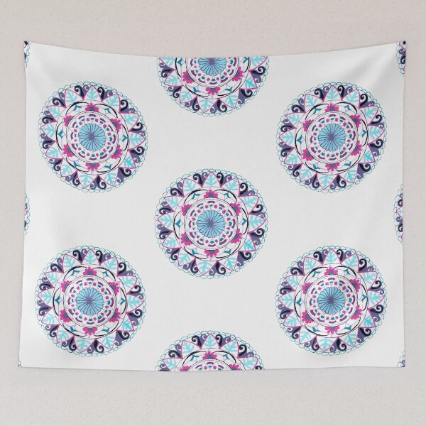 Item preview, Teal and Grey Mandala designed and sold by KStevensonart.