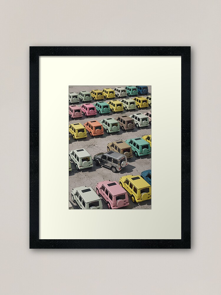 Alternate view of a colorful world Framed Art Print