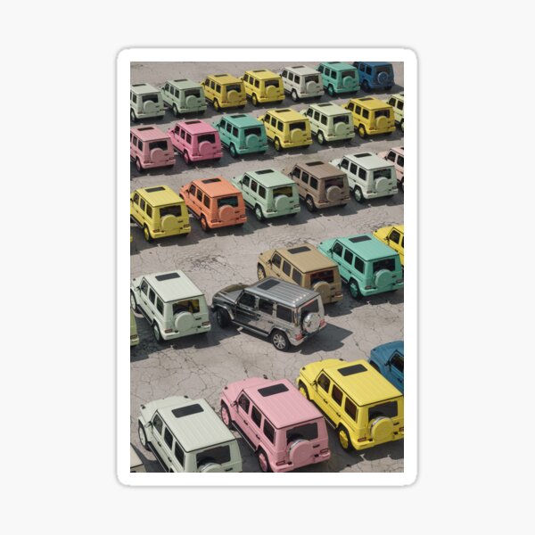 a colorful world Sticker